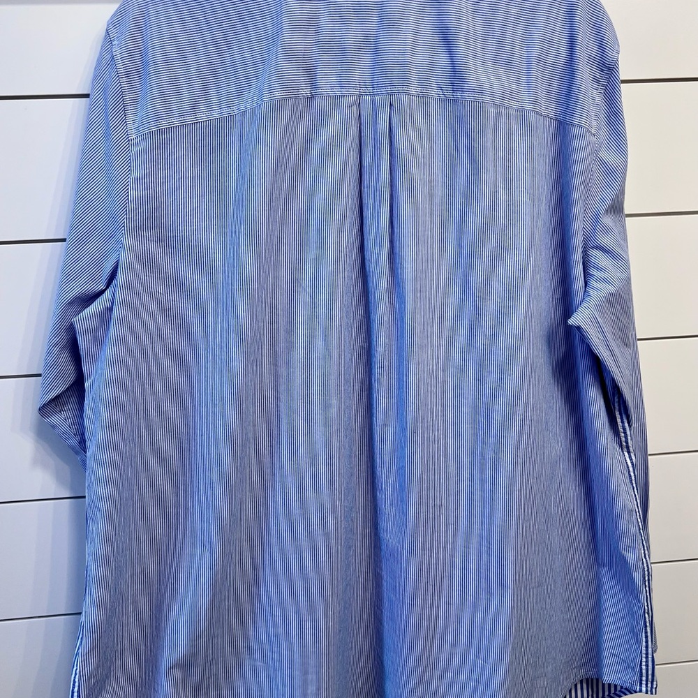 NWT TALBOTS LONG SLEEVE STRIPED SHIRT - Picture 2 of 6